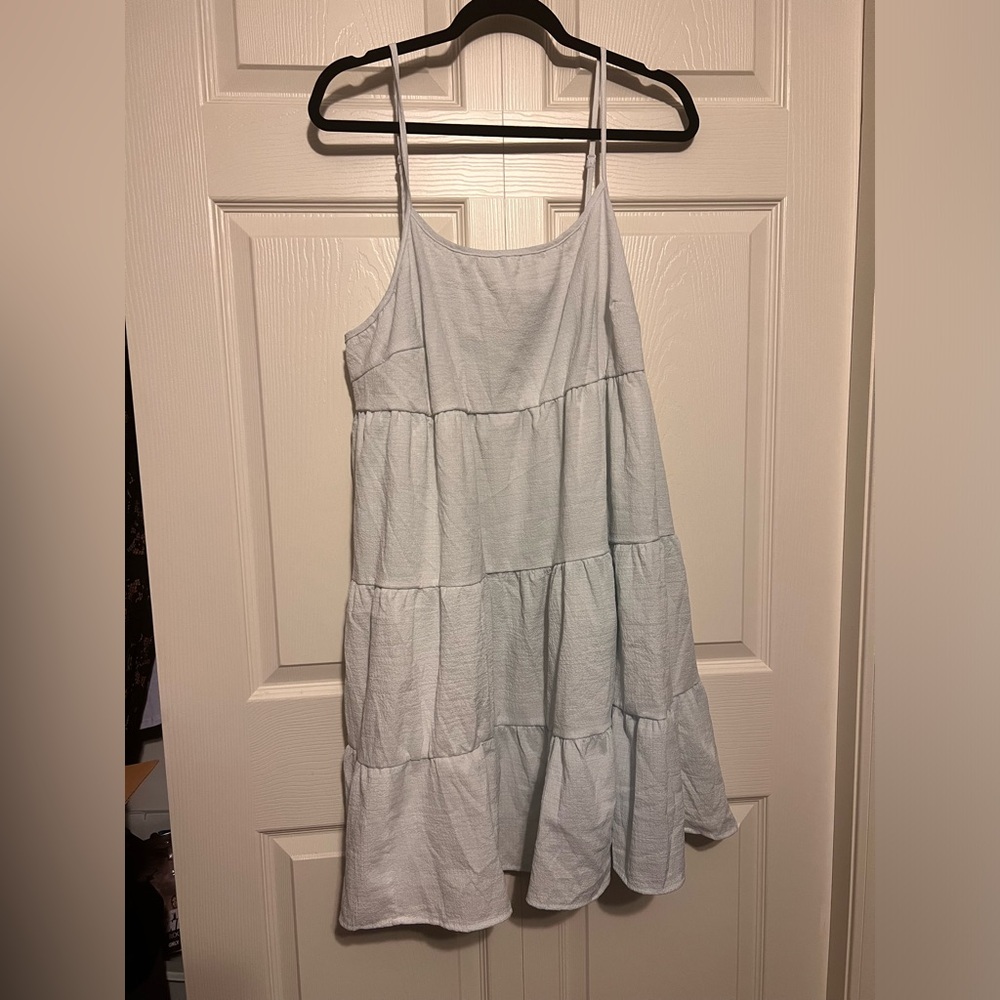 White babydoll dress 3x